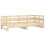 Berkfield Pull-out Day Bed without Mattress Solid Wood Pine 2x(90x190) cm 6