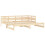 Berkfield Pull-out Day Bed without Mattress Solid Wood Pine 2x(90x190) cm 9