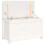 Berkfield Bench White 80x41x77 cm Solid Wood Pine 2