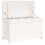 Berkfield Bench White 80x41x77 cm Solid Wood Pine 5