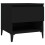 Berkfield Side Table Black 50x46x50 cm Engineered Wood 2