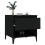 Berkfield Side Table Black 50x46x50 cm Engineered Wood 5