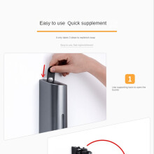 VäGgmonterad Manual 300ML TvåL Dispenser Handgel Dispenser för Badrum Kontor Restauranger Hotell