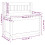 Berkfield Bench White 80x41x77 cm Solid Wood Pine 11
