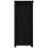 Berkfield Sideboard Black 83x41.5x100 cm Solid Wood Pine 8