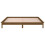 Berkfield LED Bed Frame without Mattress Honey Brown 200x200 cm Solid Wood 7