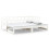 Berkfield Pull-out Day Bed without Mattress White 2x(90x200) cm 2