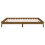 Berkfield LED Bed Frame without Mattress Honey Brown 200x200 cm Solid Wood 8