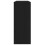 Berkfield Wine Cabinet Black 62x25x62 cm Solid Wood Pine 5
