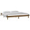 Berkfield LED Bed Frame without Mattress Honey Brown 120x190cm  Solid Wood 5