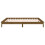 Berkfield LED Bed Frame without Mattress Honey Brown 120x190cm  Solid Wood 8