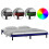 Berkfield LED Bed Frame without Mattress Black 120x190 cm Small Double  Solid Wood 2