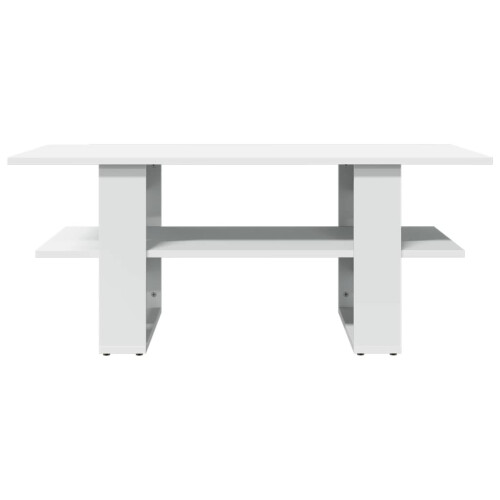 Berkfield Coffee Table White 102x55x42 cm Engineered Wood 2