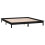 Berkfield LED Bed Frame without Mattress Black 120x190 cm Small Double  Solid Wood 6