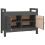 Berkfield Hall Bench Grey 80x40x60 cm Solid Wood Pine 4