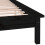 Berkfield LED Bed Frame without Mattress Black 120x190 cm Small Double  Solid Wood 9