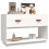 Berkfield TV Cabinet White 90x40x60 cm Solid Wood Pine 4