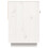 Berkfield TV Cabinet White 90x40x60 cm Solid Wood Pine 7