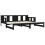 Berkfield Pull-out Day Bed without Mattress Black Solid Wood Pine 2x cm 10