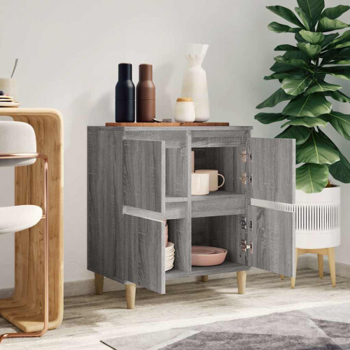 Berkfield Sideboard Grey Sonoma 60x35x70 cm Engineered Wood 2