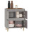 Berkfield Sideboard Grey Sonoma 60x35x70 cm Engineered Wood 5