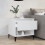 Berkfield Side Table High Gloss White 50x46x50 cm Engineered Wood 3