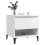 Berkfield Side Table High Gloss White 50x46x50 cm Engineered Wood 4