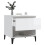 Berkfield Side Table High Gloss White 50x46x50 cm Engineered Wood 5