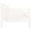 Berkfield Day Bed without Mattress White Solid Wood Pine 80x200 cm 9