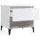 Berkfield Side Table High Gloss White 50x46x50 cm Engineered Wood 7