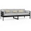 Berkfield Day Bed without Mattress Black Solid Wood Pine 80x200 cm 5
