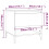Berkfield Side Table High Gloss White 50x46x50 cm Engineered Wood 10