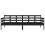 Berkfield Day Bed without Mattress Black Solid Wood Pine 80x200 cm 8