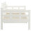 Berkfield Day Bed without Mattress White Solid Wood Pine 80x200 cm 6