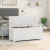Berkfield Bench White 110x41x76.5 cm Solid Wood Pine 4