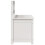 Berkfield Bench White 110x41x76.5 cm Solid Wood Pine 6