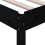 Berkfield Stack Bed without Mattress Black 75x190 cm Small Single Solid Wood Pine 10