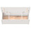 Berkfield Bench White 110x41x76.5 cm Solid Wood Pine 8