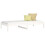 Berkfield Day Bed without Mattress White 80x200 cm Solid Wood Pine 3