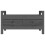 Berkfield Hall Bench Grey 80x40x43 cm Solid Wood Pine 4