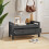 Berkfield Hall Bench Grey 80x40x43 cm Solid Wood Pine 6