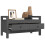 Berkfield Hall Bench Grey 80x40x43 cm Solid Wood Pine 7