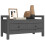 Berkfield Hall Bench Grey 80x40x43 cm Solid Wood Pine 8