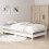 Berkfield Stack Bed without Mattress White 100x200 cm Solid Wood Pine 4