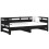 Berkfield Pull-out Day Bed without Mattress Black 2x(80x200) cm 3