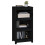 Berkfield Book Cabinet Black 50x35x97 cm Solid Wood Pine 4