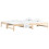 Berkfield Pull-out Day Bed without Mattress 2x(90x190) cm Solid Wood Pine 3