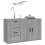 Berkfield Sideboard Grey Sonoma 100x33x59.5 cm Engineered Wood 4