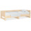 Berkfield Pull-out Day Bed without Mattress Solid Wood Pine 2x(80x200) cm 2