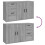 Berkfield Sideboard Grey Sonoma 100x33x59.5 cm Engineered Wood 9